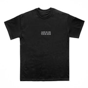 All Creations Co. God Is On Your Side Black Tshirt - Christian Streetwear -Christian Apparel- Christian Accessories