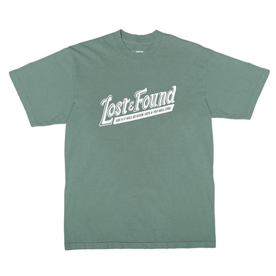 Lost and Found Seafoam Blue Box Tshirt
